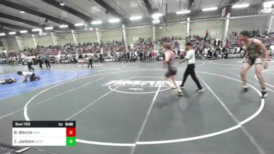 165 lbs Consi Of 8 #1 - Brandon Blevins, Ignacio Wrestling Club vs Zayveon Jackson, Westside WC