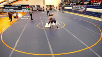 155 lbs Cons. Semi - Alicia Swank, Bloomington (H.S.) vs Lillien Roughton, Decatur (Unity Christian)