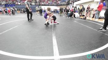 43 lbs Rr Rnd 5 - Kody Goodson, Rough Riders vs Everly Neff, Chickasha Youth Wrestling