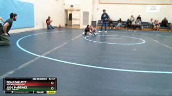 62-67 lbs Round 1 - Jude Martinez, West Jordan vs Beau Balliett, Roy Wrestling Club