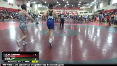 120 lbs Round 2 - Lucas Goldman, Built By Brunson vs Derek Hoff, St. Croix Falls