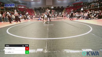 67 lbs Rr Rnd 2 - Bree Leyba, Team Tulsa Wrestling Club vs Hanna Lollis, Cowboy Wrestling Club