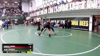 126 lbs Cons. Round 6 - Kurt Mokros, Olentangy (Lewis Center) vs Jeremy Sibrel, Beavercreek