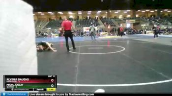 110 lbs Semis (4 Team) - Alyshia Daughs, Harrisburg vs Maya Joslin, Ontario