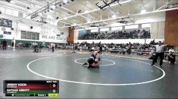 138 lbs Cons. Round 2 - Jeremy Kokin, Calabasas vs Nathan Abbott, Camarillo