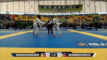 Iris Nascimento Da Costa Feliz vs Ana Beatriz Da Silva Dos Santos 2026 Brasileiro Jiu-Jitsu IBJJF