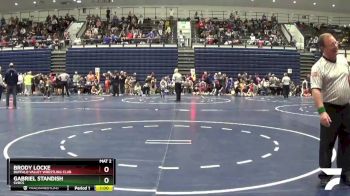 85 lbs Cons. Round 2 - Gabriel Standish, SVRCS vs Brody Locke, Buffalo Valley Wrestling Club