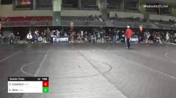 50 lbs Quarterfinal - Cason Zens, Lennox WC vs Owen Crawford, Westside WC