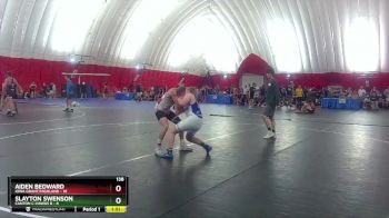 138 lbs Round 1 (6 Team) - Slayton Swenson, Canton C-Hawks B vs Aiden Bedward, Iowa Grant/Highland