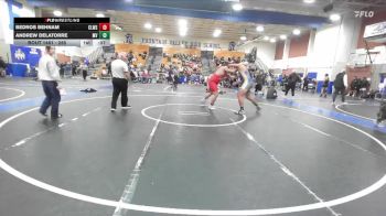 285 lbs Cons. Round 5 - Andrew DeLaTorre, Moreno Valley vs Bedros Behnam, Clovis West