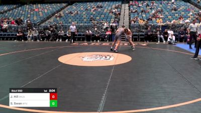 157 lbs Semifinal - Jared Hill, Oklahoma vs Sloan Swan, Wyoming