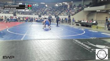 123 lbs Round Of 64 - Davis Klingenberg, Crossings Christian School vs Atticus Taylor, Moore JH
