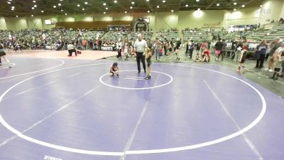 64 lbs Round Of 16 - Leeliah Torres, Crusader Wrestling vs Aniah Sandoval, No Team