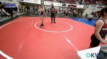 85 lbs Rr Rnd 4 - Kynlee Wilson, Wagoner Takedown Club vs Jax McCuistion, Tiger Trained Wrestling
