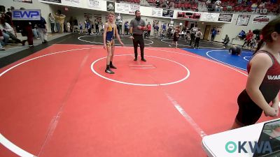 85 lbs Rr Rnd 4 - Kynlee Wilson, Wagoner Takedown Club vs Jax McCuistion, Tiger Trained Wrestling