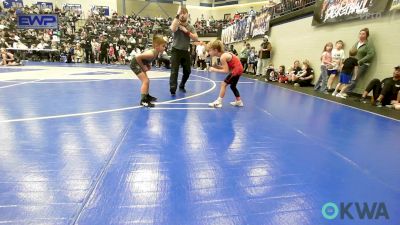 52 lbs Consi Of 8 #2 - Broox Wilkerson, Carl Albert vs Kolt Lovelace, Clinton Youth Wrestling