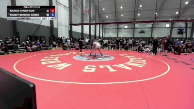 16U Boys GR - 150 lbs Quarters - Kamon Thompson, UT vs Helmet Brenden Gomez, WA