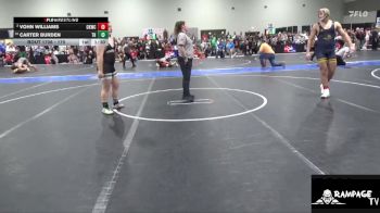 175 lbs Champ. Round 1 - Carter Burden, Team Haysville vs Vohn Williams, Chaparral Kids Wrestling Club