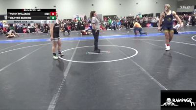 175 lbs Champ. Round 1 - Carter Burden, Team Haysville vs Vohn Williams, Chaparral Kids Wrestling Club