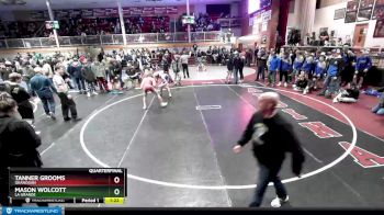 120 lbs Quarterfinal - Mason Wolcott, La Grande vs Tanner Grooms, Okanogan