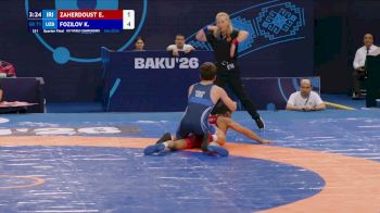 71 kg 1/4 Final - Esmaeil Zaherdoust, Iran vs Kodirjon Fozilov, Uzbekistan