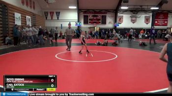 3 lbs Cons. Semi - Boyd Ebbing, Camp Point Youth Wrestling vs Cael Eatock, Ballard