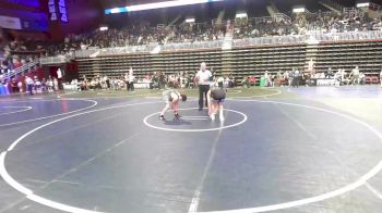 130 lbs Rr Rnd 3 - William Apodaca, Riverton USAW vs Maverick Johnson, Black Hills Academy
