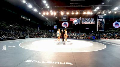 135 lbs Cons. Rd Of 64 - Harley Rightmire, New Mexico vs Stella Pettitt, Wisconsin