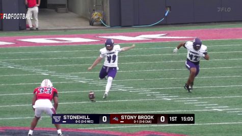 Highlights: Stonehill College vs Stony Brook | 2024 CAA Football