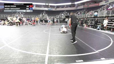 100 lbs Rr Rnd 3 - Melina Owens, Lions WC vs Rhemy Hutchcraft, Missouri Blue