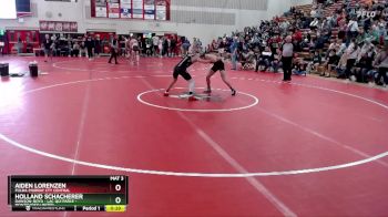 139 lbs Cons. Round 4 - Aiden Lorenzen, Fulda-Murray Cty Central vs Holland Schacherer, Dawson-Boyd - Lac Qui Parle - Montevideo United