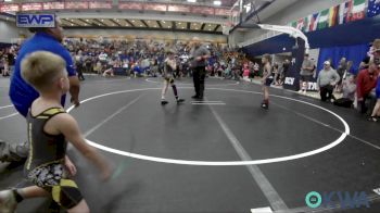 55 lbs Quarterfinal - Liam Delzell, Husky Wrestling Club vs Brastin Woods, Tecumseh Youth Wrestling