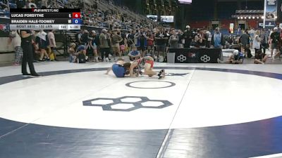 132 lbs Cons. Sub-rd Of 32 - Lucas Forsythe, Illinois vs Braiden Hale-Toomey, Wisconsin