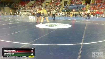 250 lbs Semis & 1st Wrestleback (8 Team) - Belinda Perry, W4-Bismarck Century vs Emma Osier, E3-Fargo