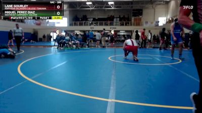 285 lbs Cons. Round 3 - Miguel Perez Diaz, Southeast Community College vs Lane Gourley, Northern Oklahoma College-Tonkawa