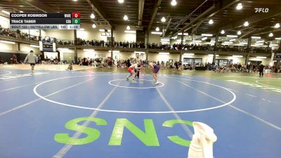 157Yellow lbs Rr Rnd 2 - Cooper Robinson, Waverly vs Trace Taber, Cba