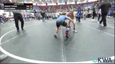 67 lbs Quarterfinal - Paisley Tucker, Team Guthrie Wrestling vs Noah Torres, Standfast