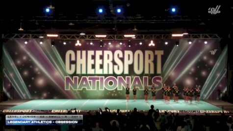 Legendary Athletics - Obsession [2026 L1 Junior - D2 - Small - B Day 1] 2026 CHEERSPORT National All Star Cheerleading Championship