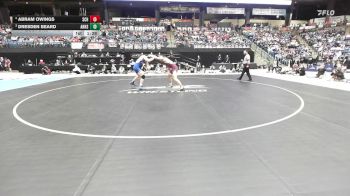 175 lbs 1st Place Match - Abram Owings, Salina-Central HS vs Dresden Beard, Andover HS