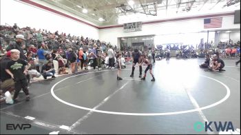 43 lbs Round Of 16 - Emerson Jarboe, South Central Punisher Wrestling Club vs Beau Hornseth, Ponca City Wildcat Wrestling