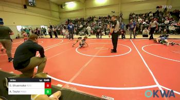 61 lbs Rr Rnd 2 - Gabriel Shuemake, Poteau Youth Wrestling Academy vs Aaron Taylor, Pocola Youth Wrestling