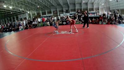 96 lbs Cons. Round 2 - Ryan Nored, California vs Troy Dalton, California