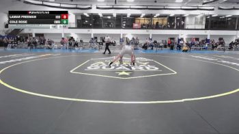 141 lbs Champ. Round 1 - Lamar Freeman, Heidelberg vs Cole Rose, Case Western Reserve