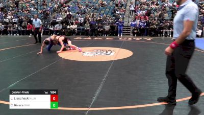 150 lbs Quarterfinal - Joseph Liescheski, Allen vs Christian Rivera, Sunnyside