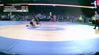 D3-126 lbs Champ. Round 1 - Brandon Rohde, Grass Lake vs Wyatt Runkel, Hopkins