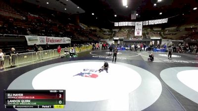 106 lbs Champ. Round 2 - Landon Quirk, Ojai Valley Wrestling Club vs Eli Mayer, Vacaville Wrestling Club