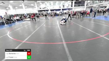 126 lbs Consi Of 8 #1 - James Bohenko, Central Catholic vs James Fraser, Foxborough