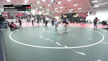 115 lbs Cons. Round 6 - Emily Romero, Etiwanda vs Eliana Salazar, Santa Ana