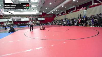 140 lbs Champ. Round 3 - Miguel Onofre, Rancho Cotate vs John Duncan, Foothill