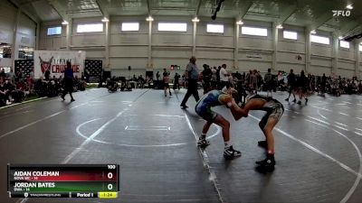 100 lbs Round 4 (10 Team) - Jordan Bates, DWA vs Aidan Coleman, NOVA WC